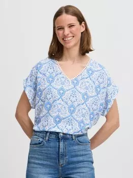 Блузка быхальба B.Young, синий