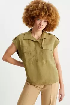 Блузка C&A, хаки