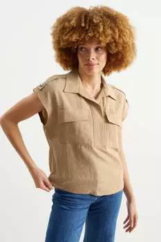 Блузка C&A, коричневый