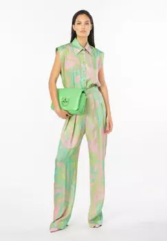 Блузка Cabiri Pinko, цвет multi green pink