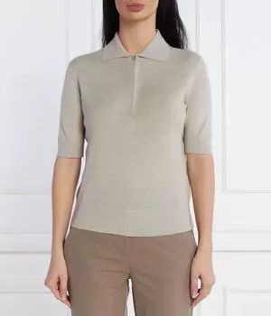 Блузка Calvin Klein Slim Fit, серый