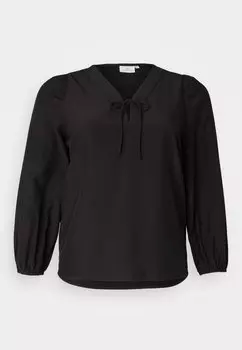 Блузка Carmatala V Neck Only, черная