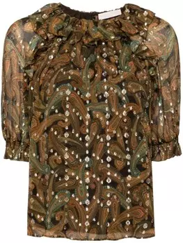 Блузка Carmella Ulla Johnson, коричневый