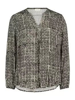 Блузка Cartoon, цвет Green/Black