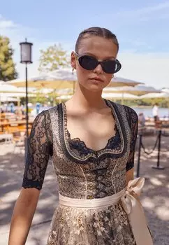 Блузка Cassandra Krger Dirndl, черная