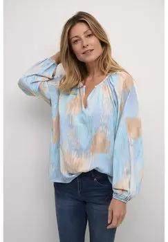 Блузка CASSIA Cream, цвет blue watercolor