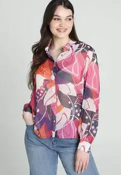 Блузка Cassis на пуговицах, фиолетовый