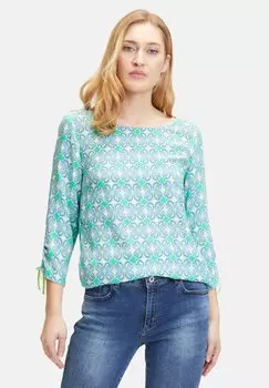 Блузка CASUAL-MIT MUSTER Cartoon, цвет cream green