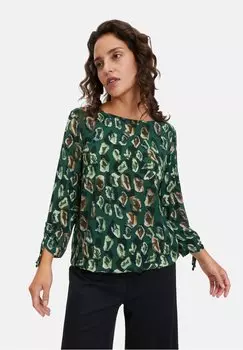 Блузка CASUAL-MIT MUSTER Cartoon, зеленый зеленый
