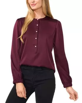 Блузка CeCe Charmeuse, красный