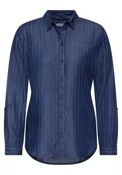 Блузка CECIL Blouse, цвет dusty blue/light blue