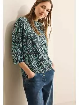 Блузка Cecil, цвет trkis/blau