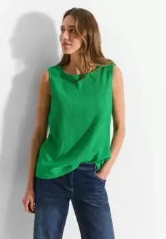 Блузка Cecil с разрезами по бокам внизу, зеленый
