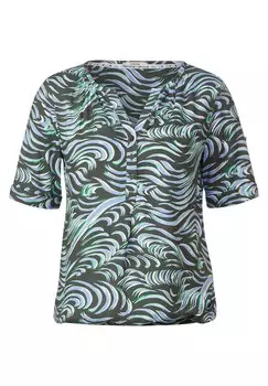 Блузка CECIL, зеленый