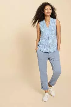 Блузка Celia из джерси White Stuff, синий