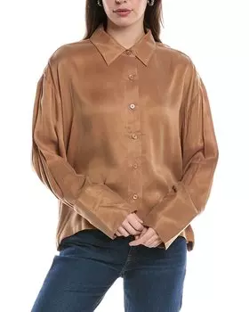 Блузка Chaser Twill на пуговицах, бежевый