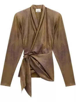 Блузка Cinaye ISABEL MARANT, коричневый