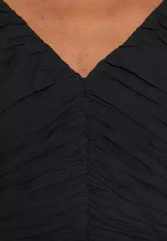 Блузка Cinched Abercrombie & Fitch, черная красавица