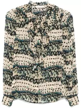 Блузка Clio Ulla Johnson, нейтральный цвет