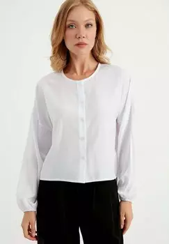 Блузка COLLARLESS Herita, цвет white