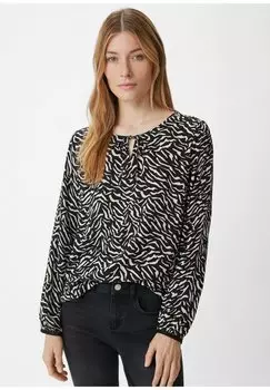 Блузка comma casual identity, цвет schwarz