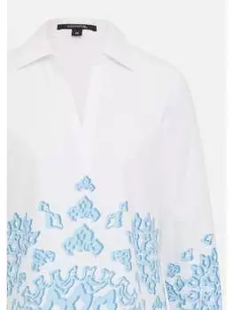 Блузка comma, цвет blau-wei