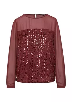 Блузка COMMA, цвет Blood red