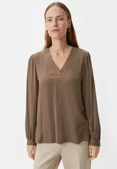 Блузка comma, цвет cognac