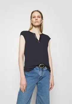 Блузка comma, цвет navy