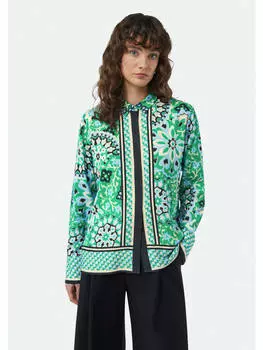 Блузка comma, зеленый