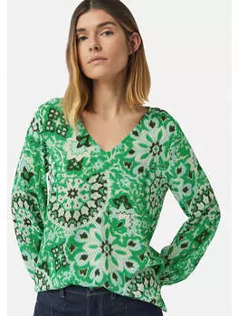 Блузка comma, зеленый