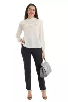 Блузка Corina со складками Resense, бежевый