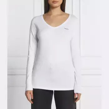 Блузка Corine стандартного кроя Pepe Jeans London, белый