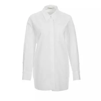 Блузка cotton coolness bluse 100 pure white Dorothee Schumacher, белый