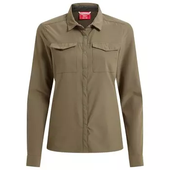 Блузка Craghoppers Women's Nosilife Pro Langarm V, цвет Wild Olive