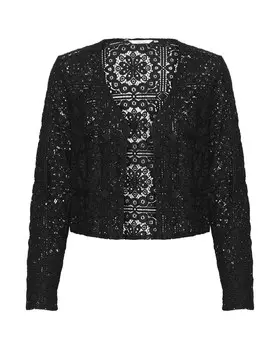 Блузка Cream Blouse Tiley, черный