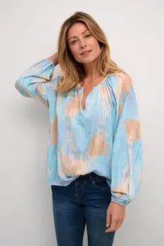 Блузка Cream Cassia, синий