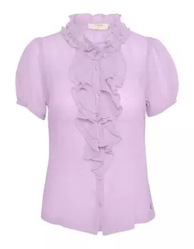 Блузка Cream Liba, фиолетовый