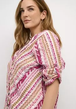 Блузка Cream, мульти жаккардовый салатовый