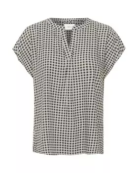 Блузка Cream Tiah, черный/белый