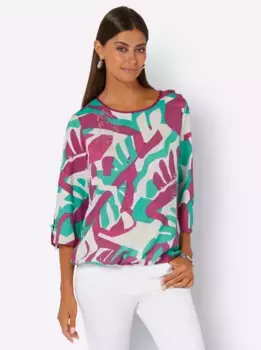 Блузка Creation L с принтом, цвет Erika-Wei-Bedruckt