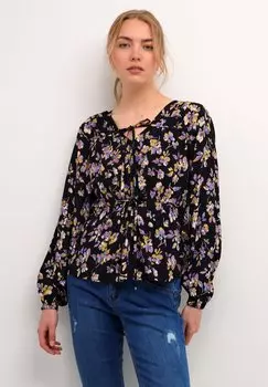 Блузка CRENNA Cream, черный