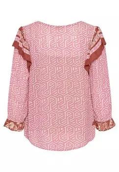 Блузка Crlinea Cream, геометрический принт
