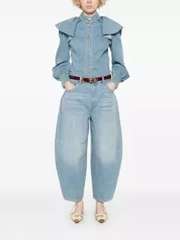 Блузка Crush ZIMMERMANN, синий