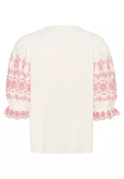 Блузка Cuentire Culture, кремовый