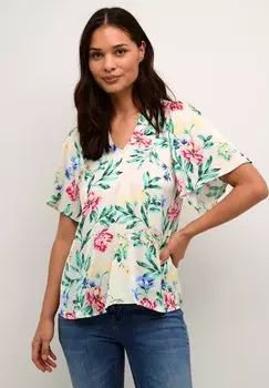 Блузка CUJULIE Culture, зеленый