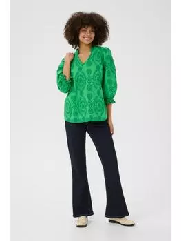 Блузка CULTURE, цвет green/green