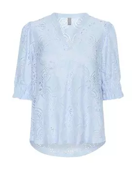 Блузка CULTURE Olu, небесно-синий