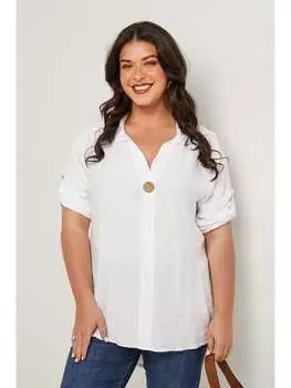 Блузка Curvy Lady, белый