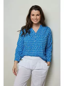 Блузка Curvy Lady, синий
